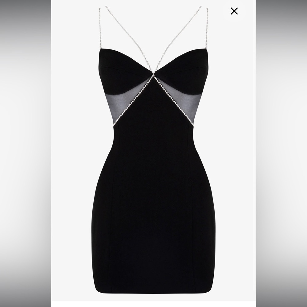 Never worn heiress Beverly Hills diamanté mini dress.